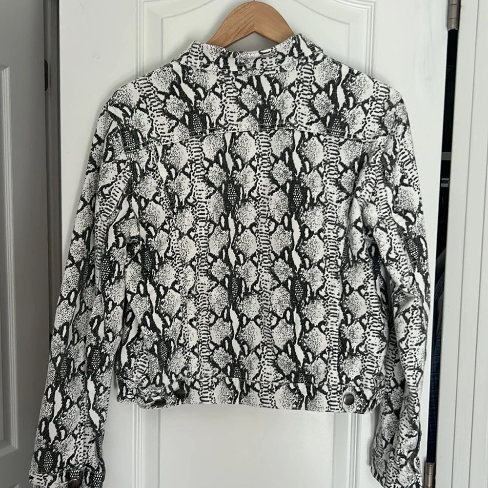 Frame Denim “gris multi” python jacket - Picture 9 of 9